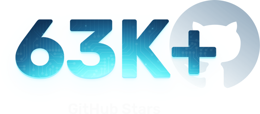 63K+ Stars on Github