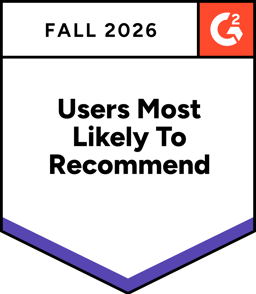 Users most likely to recommend, Fall 2026